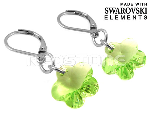 Náušnice Swarovski Elements RED8079